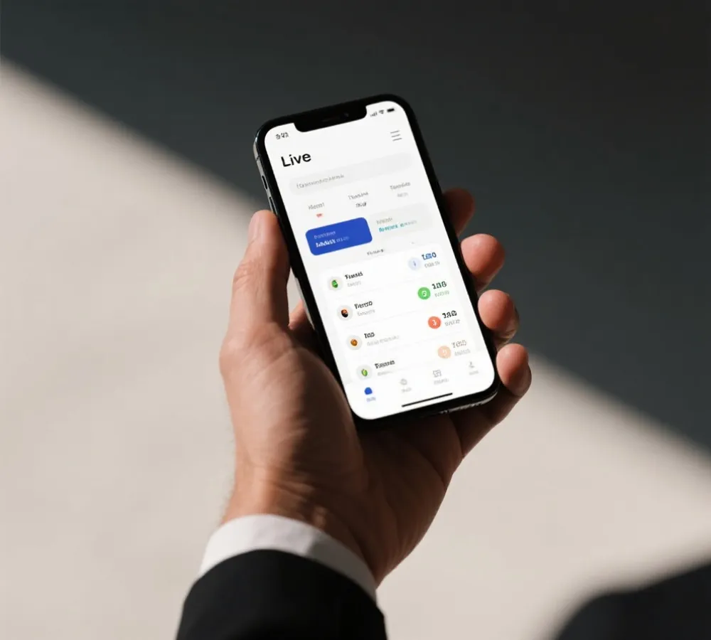 移动端赛事信息体验示意